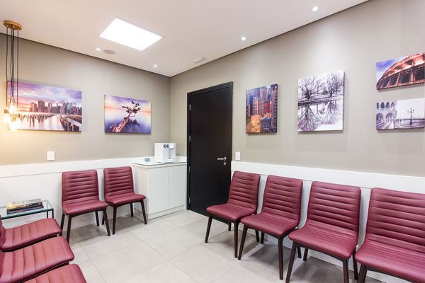 Sala de espera do consultório